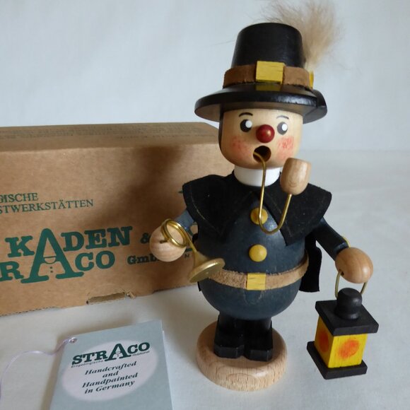 Kaden & Straco Other - NEW 5.5” KADEN & STRACO ERZGEBIRGISCHE GERMAN NIGHT WATCHMAN INCENSE SMOKER